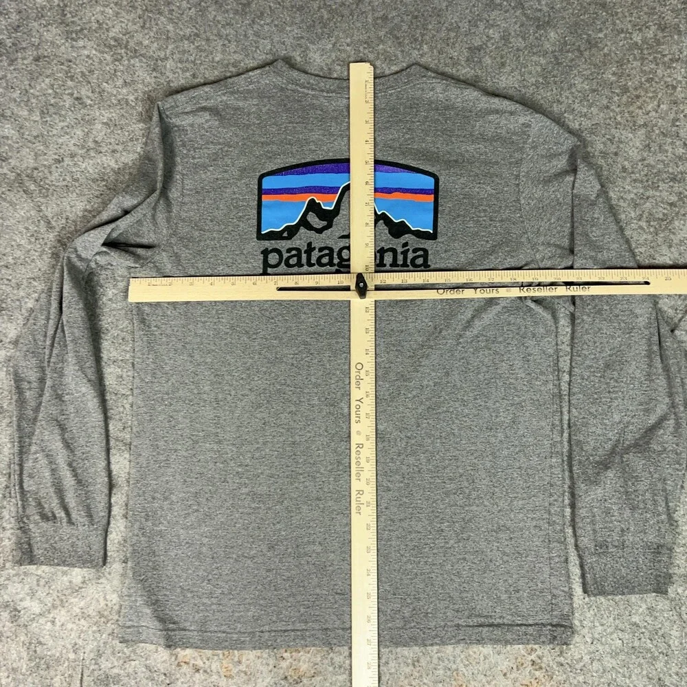 Patagonia Shirt Mens Medium Responsibili Tee‎ Hiking Outdoors Long Sleeve Gorp